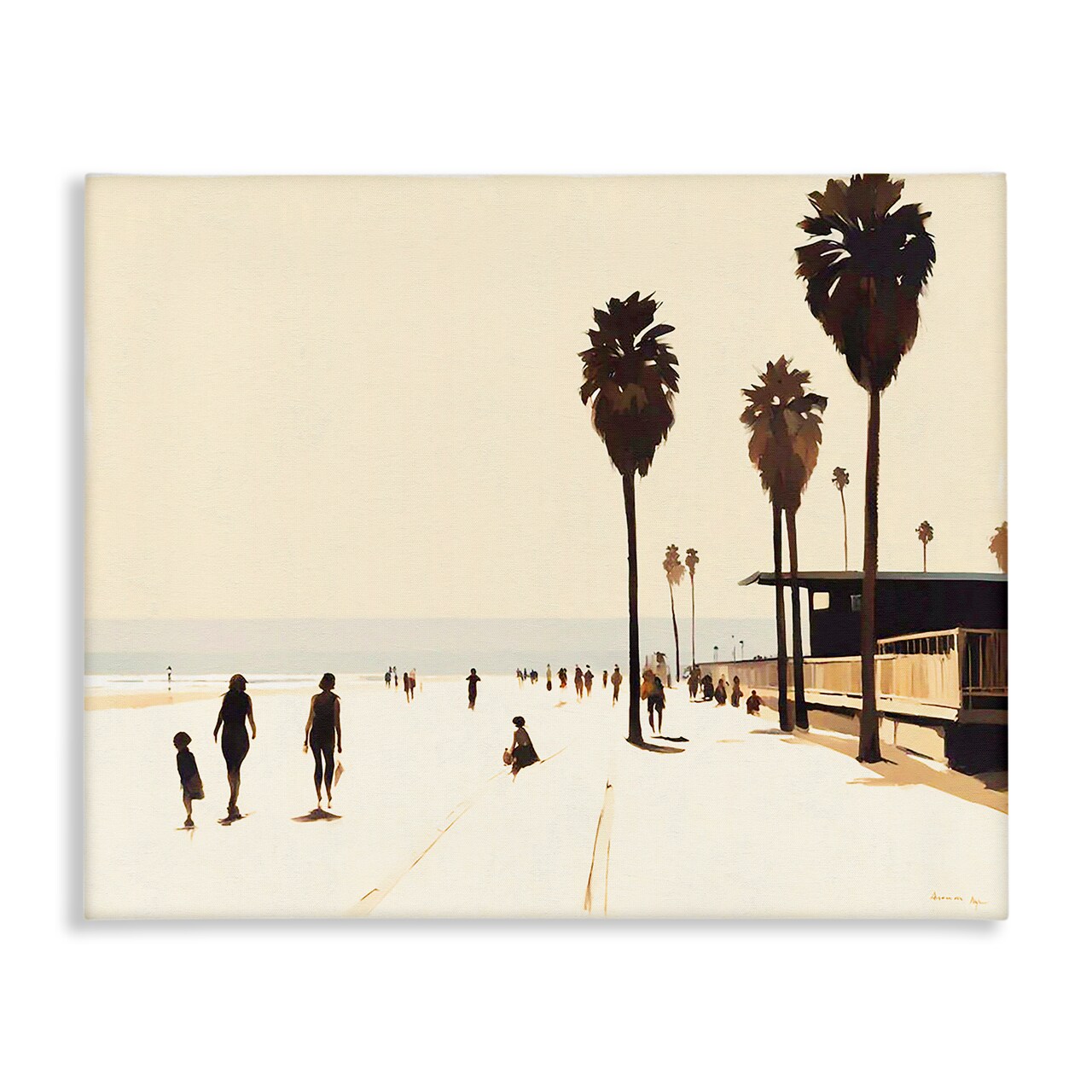 Stupell Industries Towards The Sea Scene Canvas Wall Art Design by Noah Bay